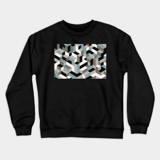 Pattern Geometric Crewneck Sweatshirt